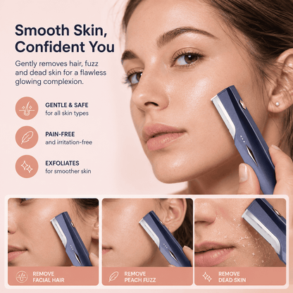 Liora Touch™ Smart Sonic Dermaplane Razor